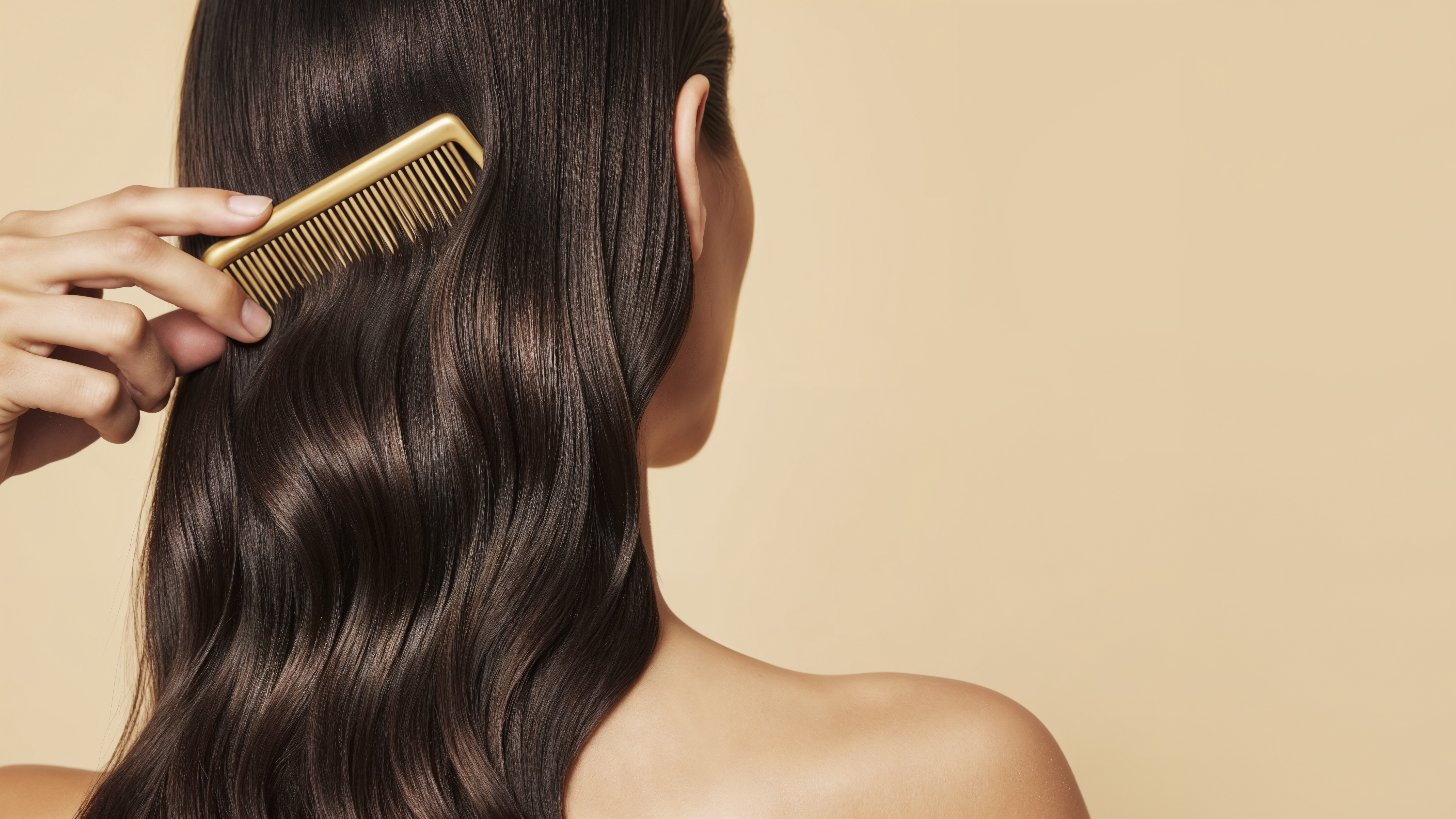 Soins capillaires à l'huile d'argan — cheveux brillants et soyeux